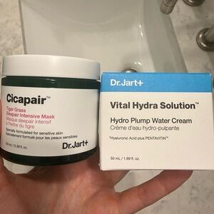 Dr. Jart+ FULL SIZE BUNDLE Vital Hydra Solution Water Cream + Cicapair Mask